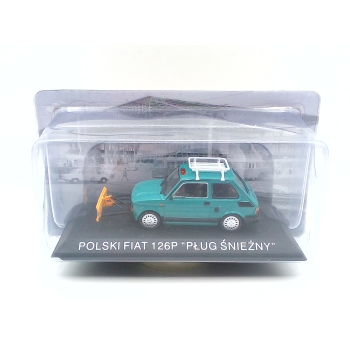 Fiat 126p pług śnieżny - skala 1:43 - Hachette